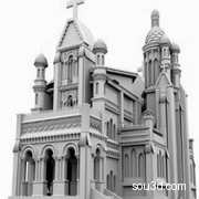 欧式建筑 城堡3D模型