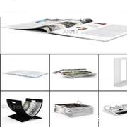 书本报纸书架书籍画册C4D模型FBX obj格式3D立体素材合集V023