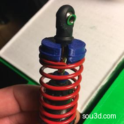 参数化(免费CAD) 遥控车顶部减震器盖(Traxxas及其他品牌)