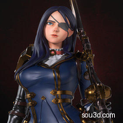 凯特琳皮城女警Caitlyn《英雄联盟：双城之战》手办