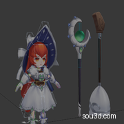 小魔女动画文件