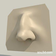 怪兽鼻子猪鼻子巫婆鼻子三维3D打印设计素材HumanA