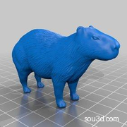 水豚（Capybara）3D数据