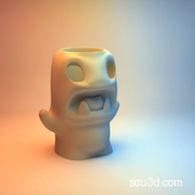 怪物笔筒
