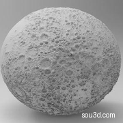 月球精细模型
