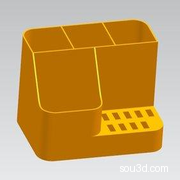 笔筒+USB插口组合