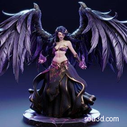 《英雄联盟》lol堕落天使·莫甘娜-精美手办玩偶