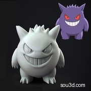 精灵宝可梦手办3D打印模型Gengar