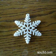 参数化雪花装饰品