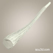怪兽怪物尾骨尾巴爪子蝎尾鱼尾三维3D打印模型Snake_A