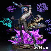 金克丝 Jinx (Fullsize) 英雄联盟