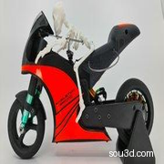 迷你车模RC3D打印超级摩托车