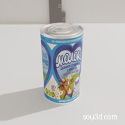 俄罗斯炼乳罐装牛奶