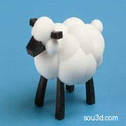 3D打印羊