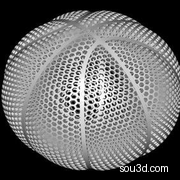 NBA 3D打印无气篮球