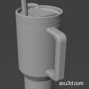 水杯保热保冷 3D