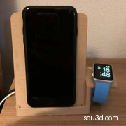 iPhone和Apple Watch的无线充电支架