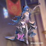 甘雨同人婚纱造型