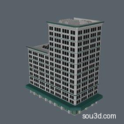 高楼大厦楼房建筑房屋写字楼三维3D模型taobaodianpu_CFSC5