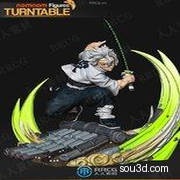 风柱·不死川实弥Sanemi Demon Slayer《鬼灭之刃》动漫角色雕刻手办3D打印模型