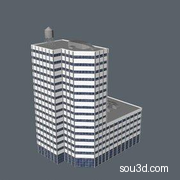 高楼大厦楼房建筑房屋写字楼三维3D模型taobaodianpu_CFSC18