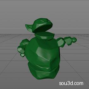 哪吒之石矶娘娘 手办3D打印模型