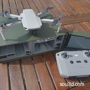 DJI迷你版2弹药箱插件(弹性TPU印花)