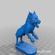 狼 3D打印图纸STL素材
