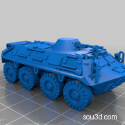 BTR-60PB装甲运兵车3D模型