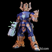 行星吞噬者Toymakr3D Xolarion-机器人机甲游戏动漫手办摆件