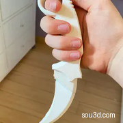 爪子刀02-有趣精致的3D打印模型
