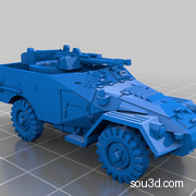 3D模型_T / BTR-40a
