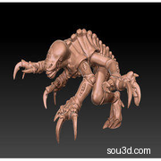 虫子怪兽怪物 战锤stl3D打印模型摆件6