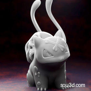 妙蛙种子  宝可梦3D打印高精度手办模型Skullbasaur