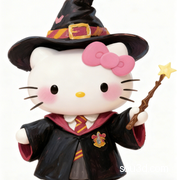 哈利波特Hello Kitty&凯蒂猫 魔法师 kitty 凯蒂猫 手办 猫 摆件 吉祥物 模型
