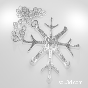 雪花项链 项链