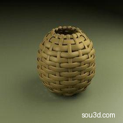 编织的碗