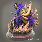 火影忍者 佐助 须佐能乎Kurama Susanoo Naruto Sasuke3D打印手办模型
