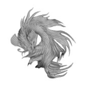 鱼金鱼龙鱼招财鱼斗鱼立体圆雕图STL文件3D打印模型图纸合集6