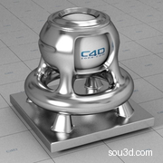 C4D for VR材质-alluminio-铝