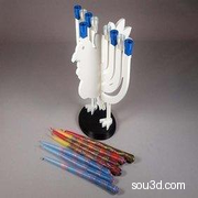 小鸟造型笔筒