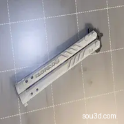 完全可打印的 V2 Balisong 蝴蝶刀 - 配有完全可打印的硬件和锁定固定系统