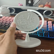 转（赚）他一个亿，一亿可旋转摆件