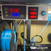 3d打印机封箱集中接线盒带灯光温控及风扇调速