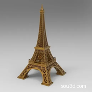 埃菲尔铁塔 - 3D 模型