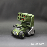 6x6轮式机甲火箭炮