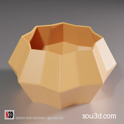 PLANTER 0018 (FREE) OCTA PLANTER POT