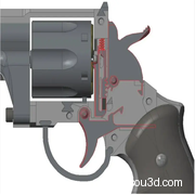 左轮模型玩具（不可发射）