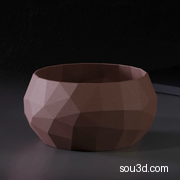 Low-poly planter