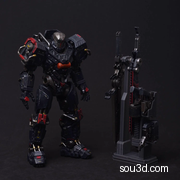 MOSHOW至臻X级武器站：灵笼MU-2"白鲨4号"重力体：破晓